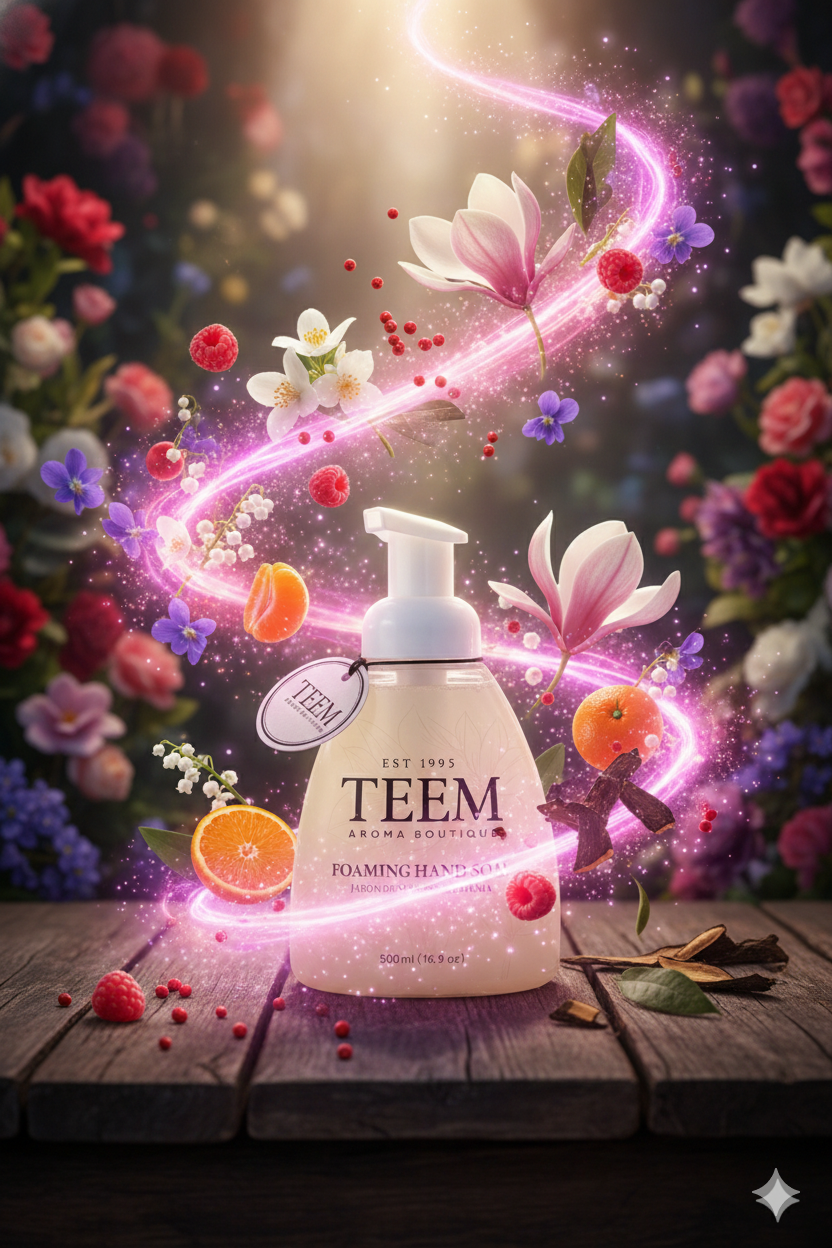 Jabón de Manos en Espuma CAPRI - MULBERRYE, LEAVES, MAGNOLIA 500 ml