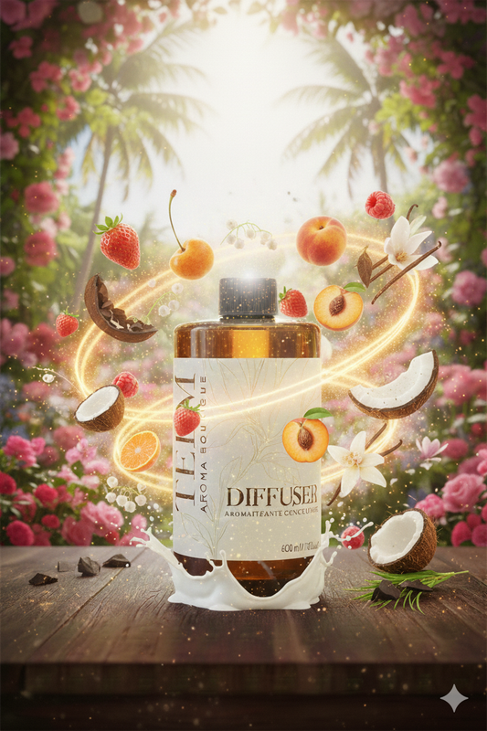 Aroma para Difusores Premium MIAMI - STRAMBERRY, COCO, VAINILLA 500 ml