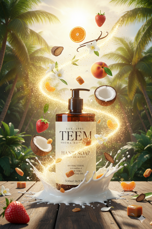 Jabón de Manos MIAMI - STRAWBERRY, VAINILLA, COCO 500 ml