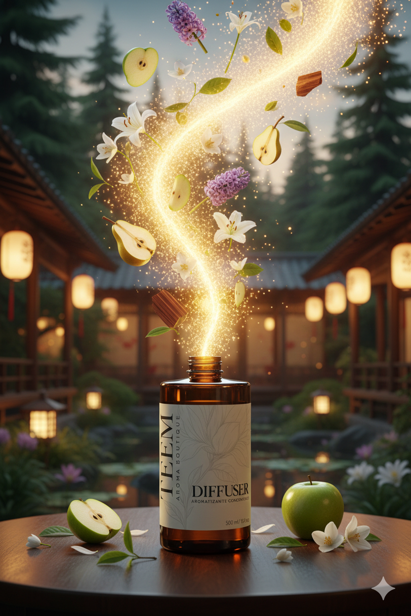 Aroma para Difusores Premium MOSCU - LOTUS Y TEA 500 ml