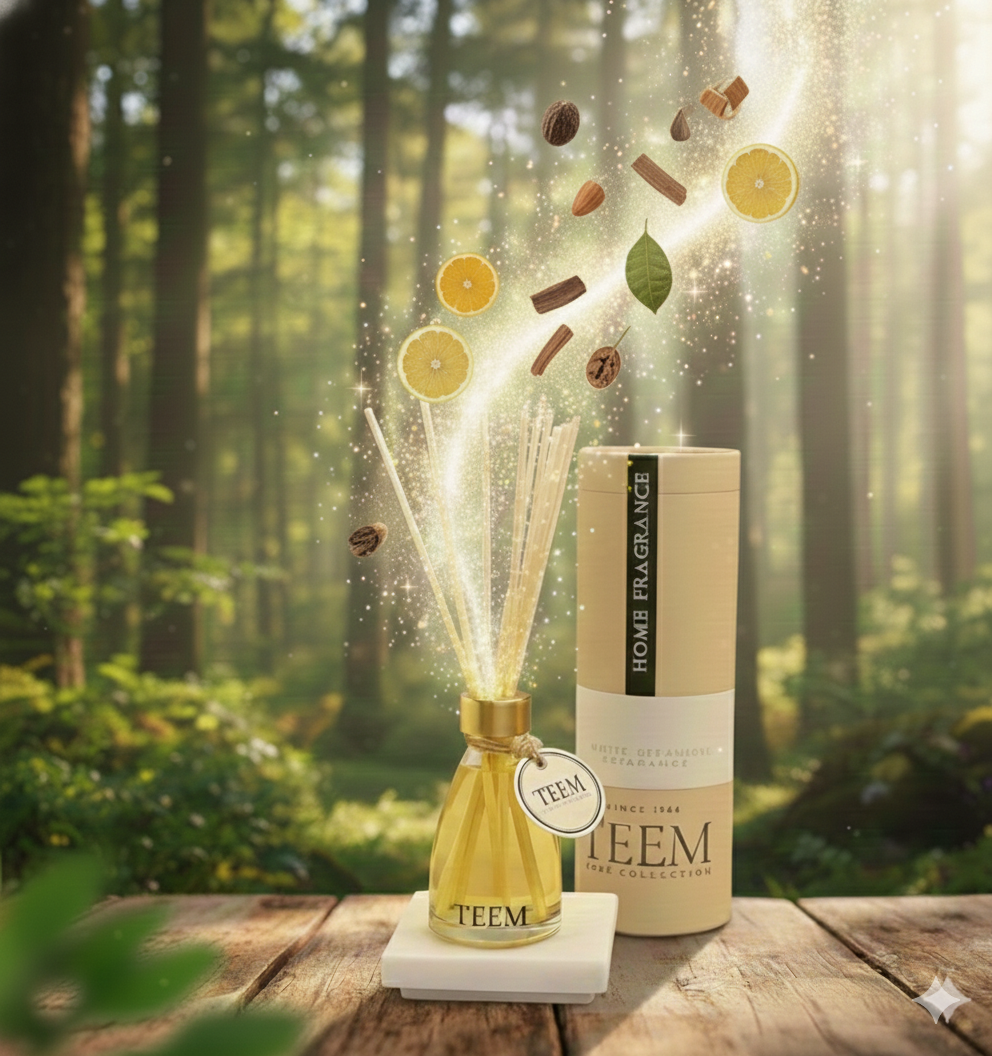 Palitos de Bambú SUECIA - (SANTAL AIR) Botella Difurosa Aromática  150 ml